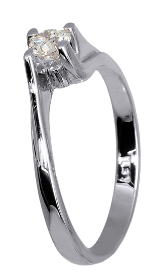 Δαχτυλίδι γάμου με διαμάντι 018726 018726 Χρυσός 18 Καράτια