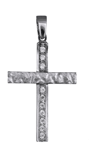 Γυναικείος σταυρός Κ14 016430 016430 Χρυσός 14 Καράτια