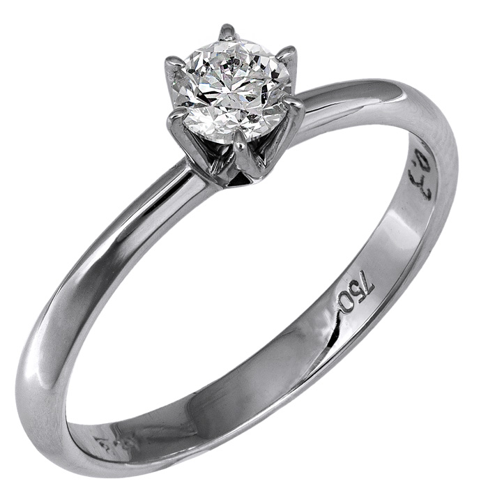 Δαχτυλίδι με διαμάντι brilliant 018749 018749 Χρυσός 18 Καράτια
