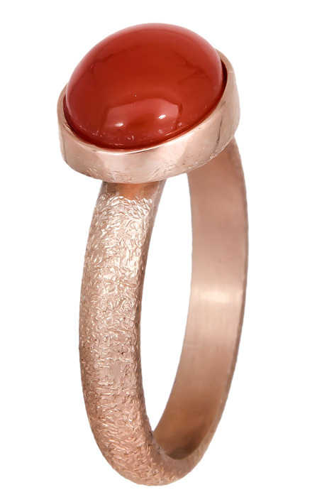 Γυναικείο ροζ επίχρυσο δαχτυλίδι 925 021219 021219 Ασήμι