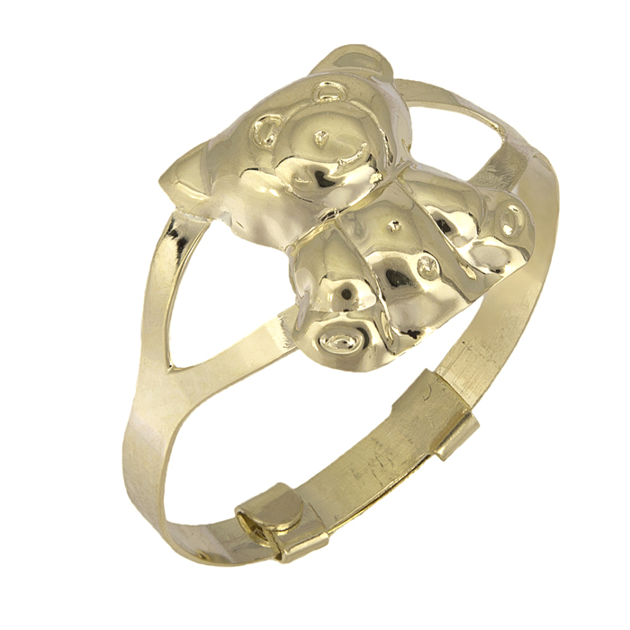 Δαχτυλίδι αρκουδάκι Κ9 025208 025208 Χρυσός 9 Καράτια