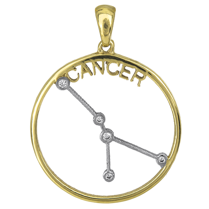 Κρεμαστό Κ14 ζώδιο του Καρκίνου 027036 027036 Χρυσός 14 Καράτια