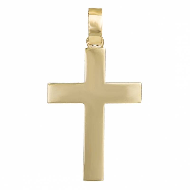Σταυροί Βάπτισης - Αρραβώνα Χρυσός κλασικός σταυρός βάπτισης Κ14 032738 032738 Ανδρικό Χρυσός 14 Καράτια