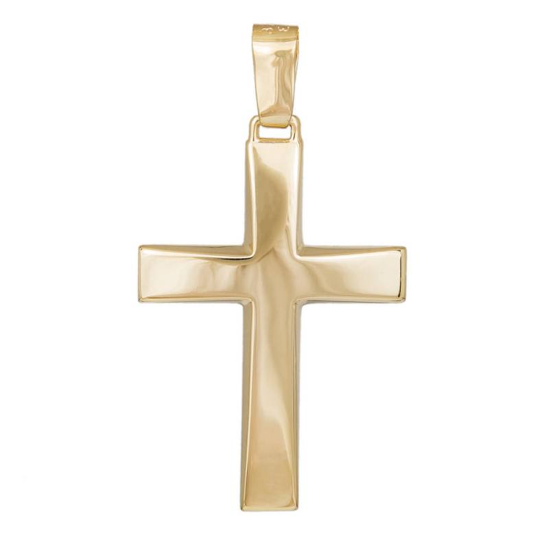 Σταυροί Βάπτισης - Αρραβώνα Χρυσός ανδρικός σταυρός Κ9 λουστρέ 045506 045506 Ανδρικό Χρυσός 9 Καράτια
