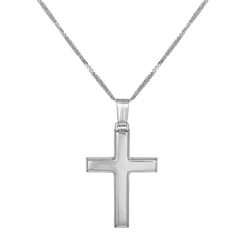 Βαπτιστικοί Σταυροί με Αλυσίδα Ανδρικός σταυρός από λευκόχρυσο Κ9 με αλυσίδα 045511C 045511C Ανδρικό Χρυσός 9 Καράτια