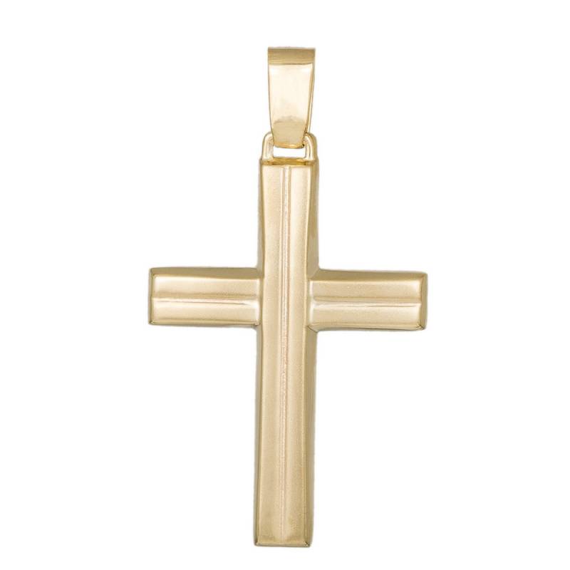 Σταυροί Βάπτισης - Αρραβώνα Χρυσός ματ ανδρικός σταυρός Κ9 045514 045514 Ανδρικό Χρυσός 9 Καράτια