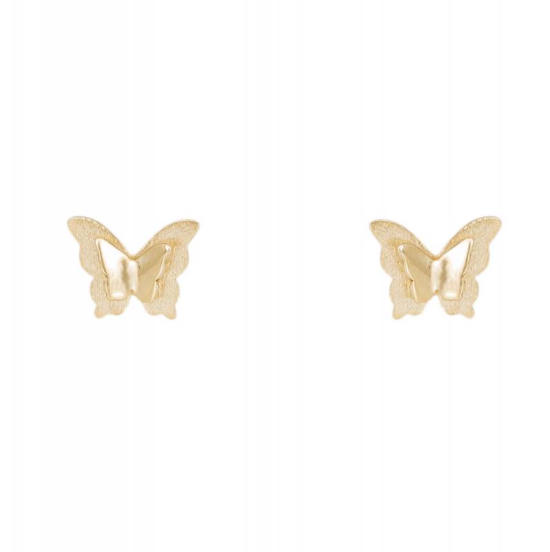 Παιδικά σκουλαρίκια πεταλούδες Κ14 046032 046032 Χρυσός 14 Καράτια