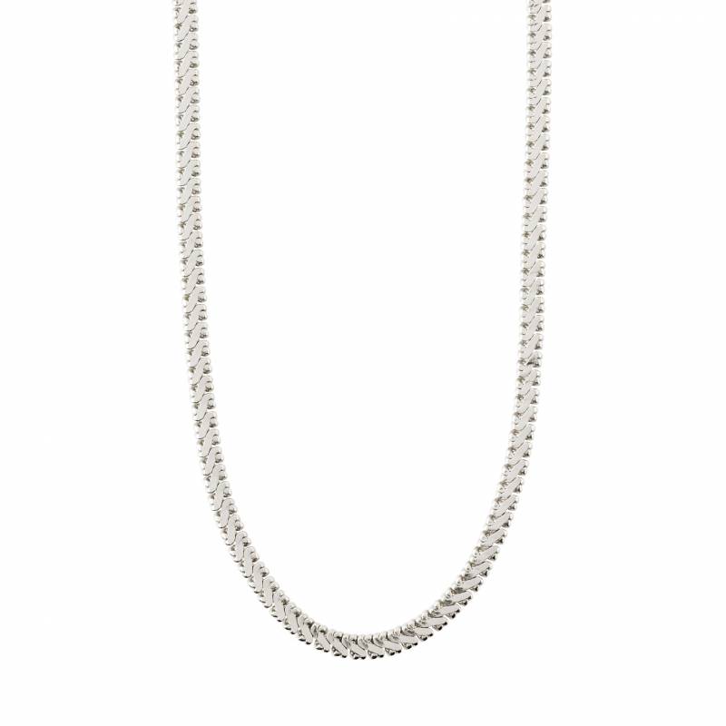 Pilgrim Legacy Chain Necklace Silver Plated 142136011 142136011 Ορείχαλκος