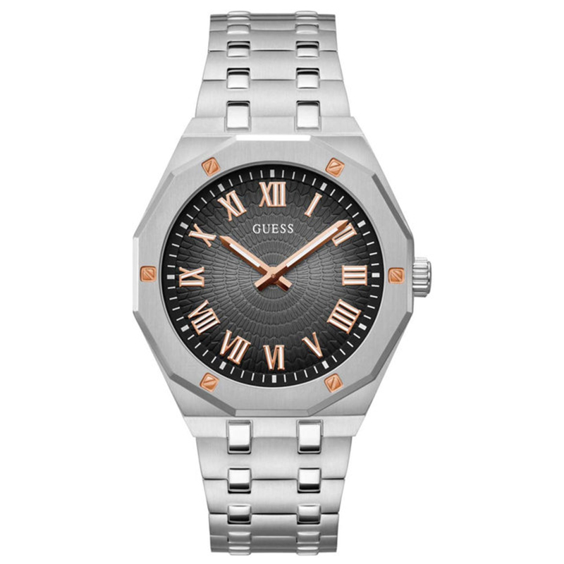 Ανδρικό ρολόι Guess Asset Silver Stainless Steel Bracelet GW0575G1 GW0575G1 Ατσάλι