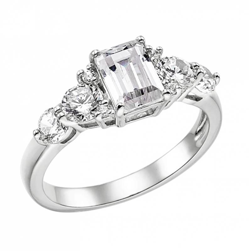 Γυναικείο ασημένιο δαχτυλίδι Vogue 925 με πέτρες ζιργκόν 2854103 2854103 Ασήμι