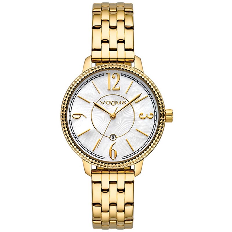Ρολόι Γυναικείο Vogue Caroline Gold Stainless Steel Bracelet 613241 613241 Ατσάλι