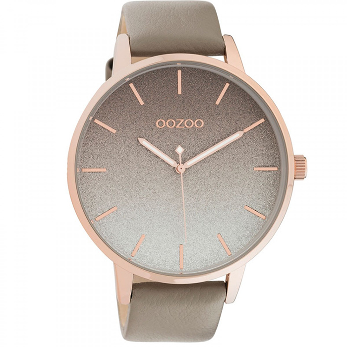 Ρολόι OOZOO Timepieces Brown Leather Strap C10832 C10832