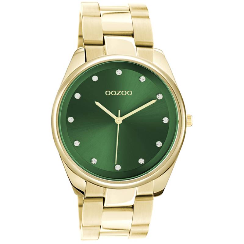 OOZOO TimePieces γυναικείο ρολόι με πράσινο καντράν C10966 C10966 Ατσάλι
