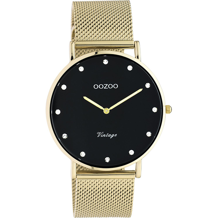 OOZOO Γυναικείο ρολόι Gold Metallic Bracelet C20237 C20237