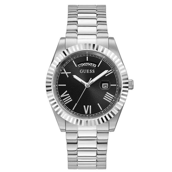 Men's Timepiece Guess Connoisseur with Silver Bracelet GW0265G1 GW0265G1 Ατσάλι