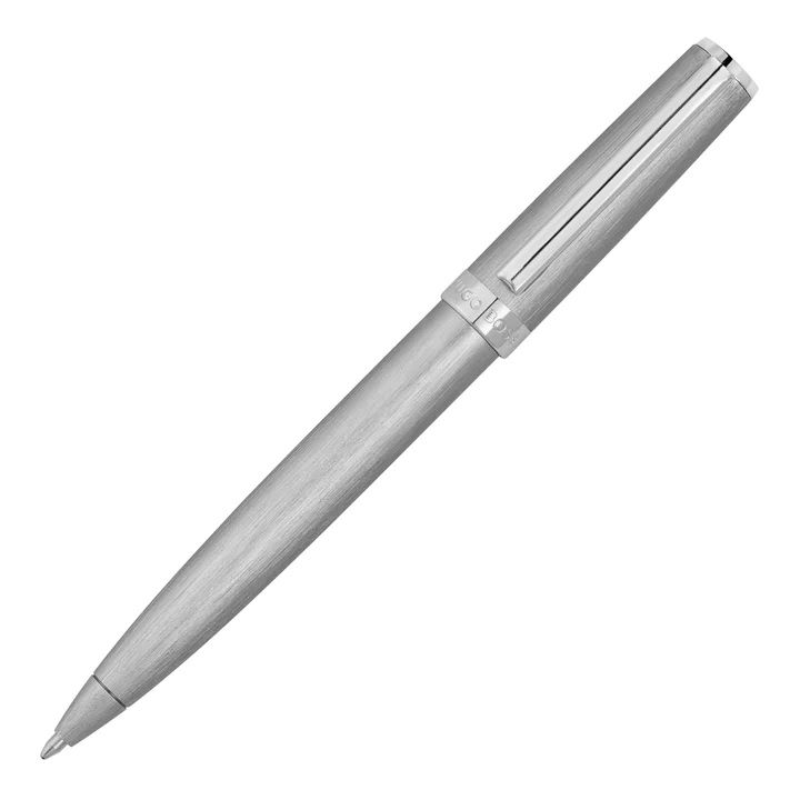 Hugo Boss στυλό Ballpoint Pen Gear Brushed Chrome HSK4414B HSK4414B Ορείχαλκος