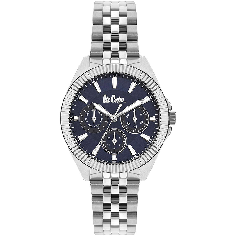 Γυναικείο ρολόι Lee Cooper Multifunction Silver Metallic Bracelet LC07837.390 LC07837.390