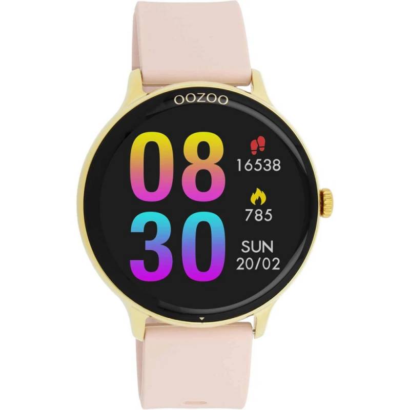 Γυναικείο Ρολόι OOZOO Timepieces Smartwatch Pink Silicone Strap Q00131 Q00131