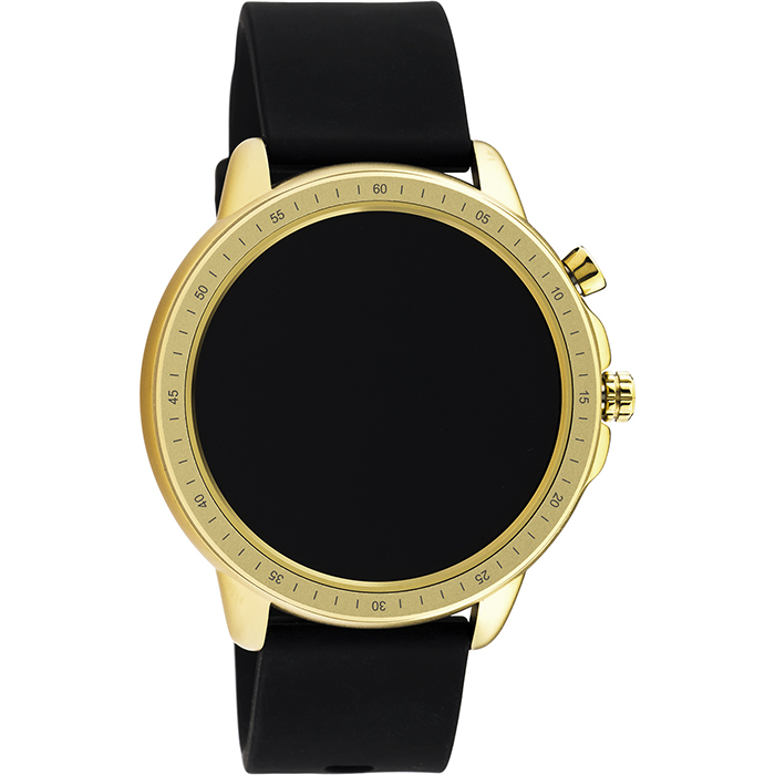 Smartwatch OOZOO Black rubber strap Gold Q00301 Q00301