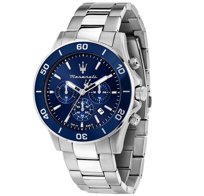 Ανδρικό ρολόι Maserati Competizione Chronograph Stainless Steel Bracelet R8873600002 R8873600002 Ατσάλι