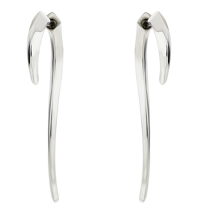 Earrings Tooth Silver 925 SE43S SE43S Ασήμι