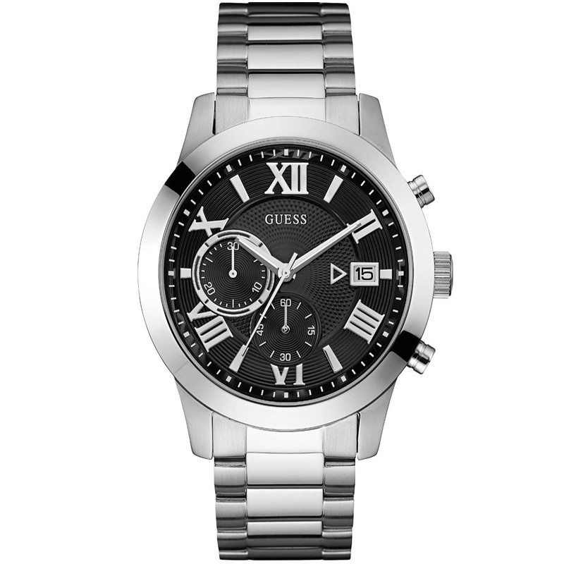 Ανδρικό ρολόι Guess Chronograph Stainless Steel Bracelet W0668G3 W0668G3 Ατσάλι
