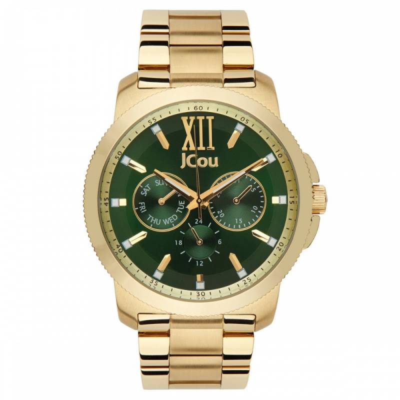 Γυναικείο ρολόι JCou Blue sea gold bracelet Green JU14487JSG-19M JU14487JSG-19M Ατσάλι
